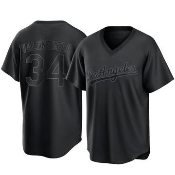 Los Angeles Dodgers Fernando Valenzuela Gray Replica Women's Road