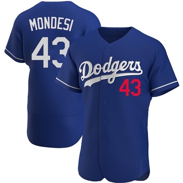 MAJESTIC  RAUL MONDESI Los Angeles Dodgers 1997 Throwback Baseball Jersey