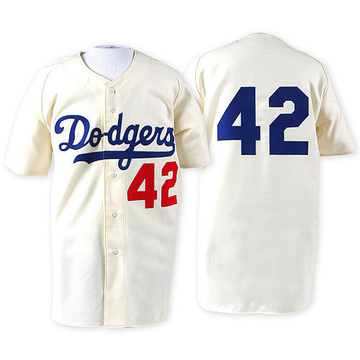 Los Angeles Dodgers Jackie Robinson Gray Replica Women's Road Player Jersey  S,M,L,XL,XXL,XXXL,XXXXL